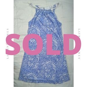 Lauren James Kendall dress halter tie